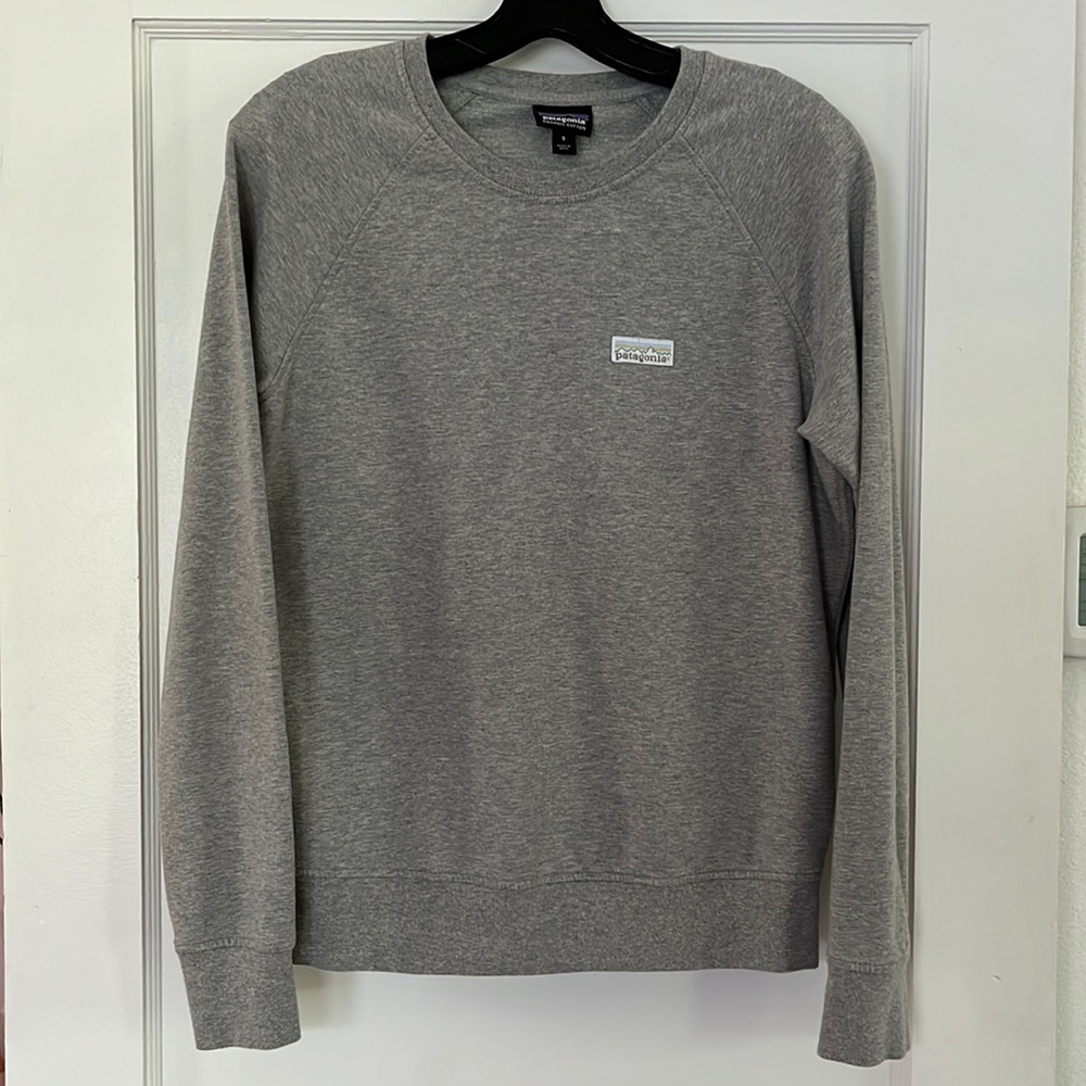 Patagonia Pastel P-6 Label Ahnya Crew Sweatshirt SZ Small